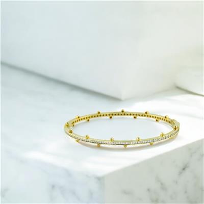 14 Ayar Altın Tasarım Bilezik  -  0203352