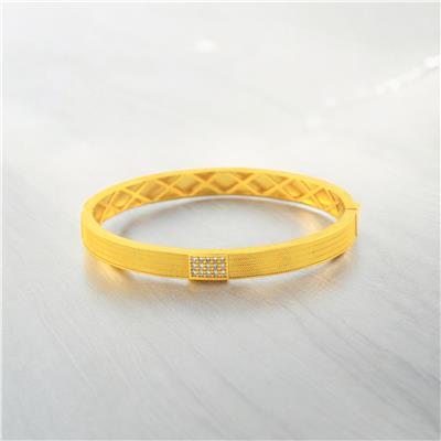 14 Ayar Altın Tasarım Bilezik  -  F003141