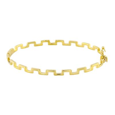 14 Ayar Altın Tasarım Bilezik  -  F003564