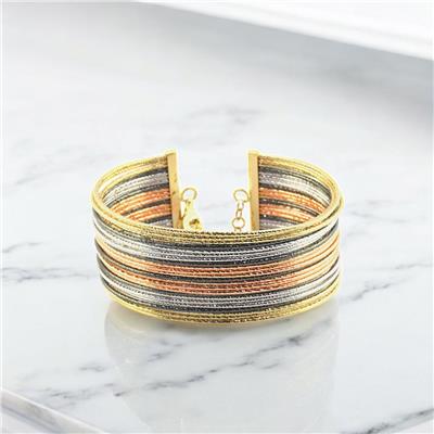 14 Ayar Altın Tasarım Bilezik  -  F004039