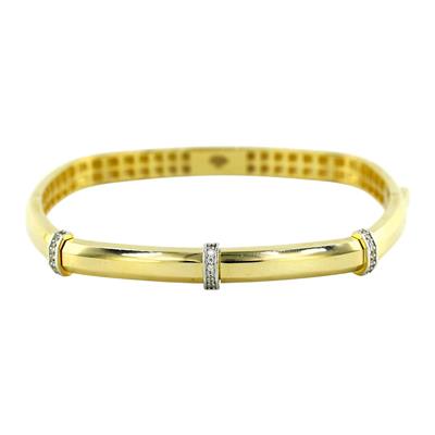 14 Ayar Altın Tasarım Bilezik  -  F005654