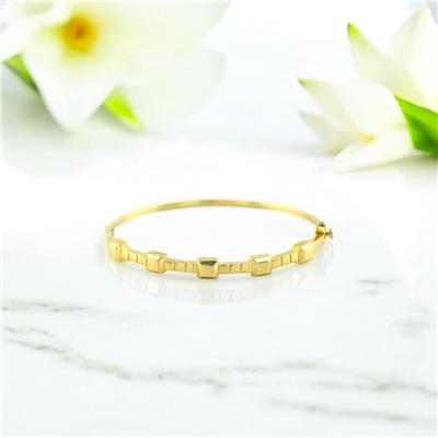 14 Ayar Altın Tasarım Bilezik  -  F005655