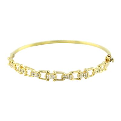 14 Ayar Altın Tasarım Bilezik  -  F005657