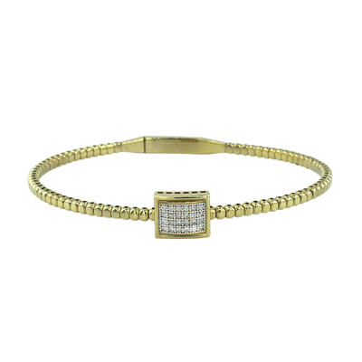 14 Ayar Altın Tasarım Bilezik  -  K206514