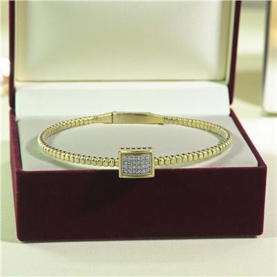 14 Ayar Altın Tasarım Bilezik  -  K206514