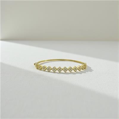 14 Ayar Altın Tasarım Bilezik  -  K232103