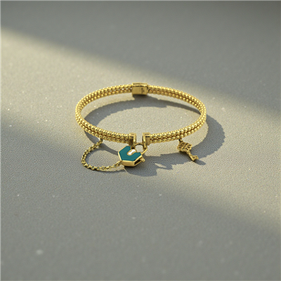 14 Ayar Altın Tasarım Bilezik  -  K235224