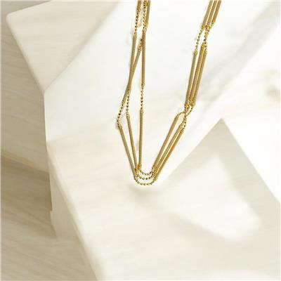 14 Ayar Altın Tasarım Gerdanlık  -  0188896