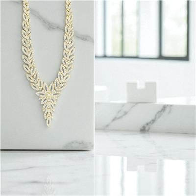 14 Ayar Altın Tasarım Gerdanlık  -  0196355