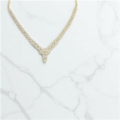 14 Ayar Altın Tasarım Gerdanlık  -  0196358