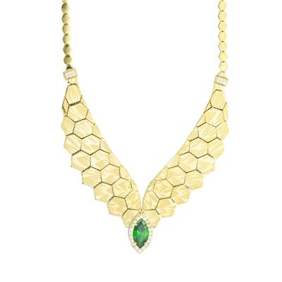 14 Ayar Altın Tasarım Gerdanlık  -  0196788