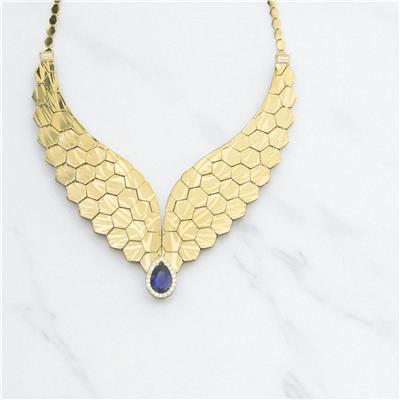 14 Ayar Altın Tasarım Gerdanlık  -  0196784