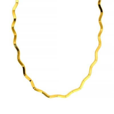 14 Ayar Altın Tasarım Gerdanlık  -  0200361