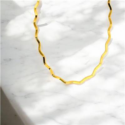 14 Ayar Altın Tasarım Gerdanlık  -  0200361