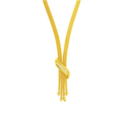 14 Ayar Altın Tasarım Gerdanlık  -  0202389