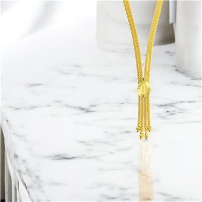 14 Ayar Altın Tasarım Gerdanlık  -  0202395