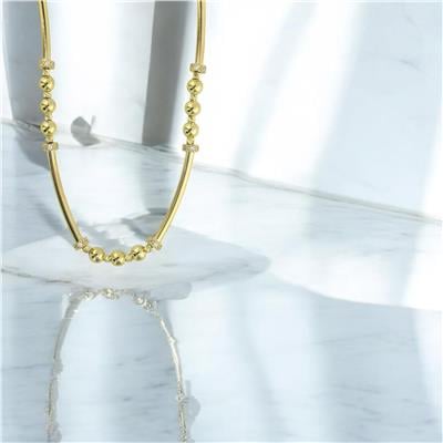 14 Ayar Altın Tasarım Gerdanlık  -  0205224