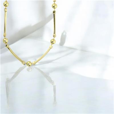 14 Ayar Altın Tasarım Gerdanlık  -  0205220