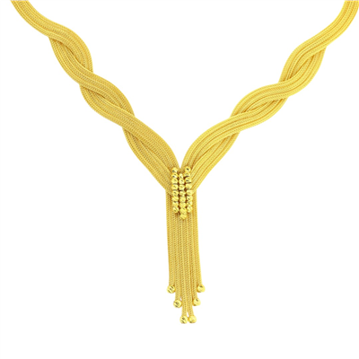 14 Ayar Altın Tasarım Gerdanlık  -  0206467