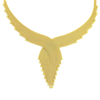 14 Ayar Altın Tasarım Gerdanlık  -  0206475