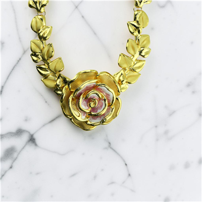 14 Ayar Altın Tasarım Gerdanlık  -  0211413