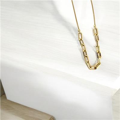 14 Ayar Altın Tasarım Gerdanlık  -  F003821