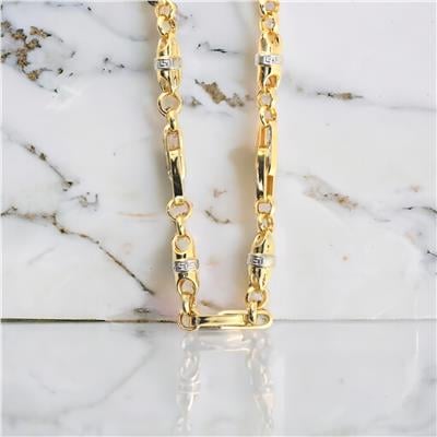 14 Ayar Altın Tasarım Kolye  -  0180315