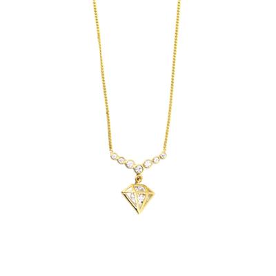 14 Ayar Altın Tasarım Kolye  -  0180332