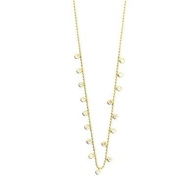 14 Ayar Altın Tasarım Kolye  -  0183055