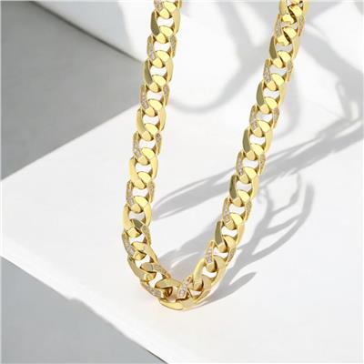 14 Ayar Altın Tasarım Kolye  -  0187720