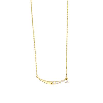 14 Ayar Altın Tasarım Kolye  -  0188750