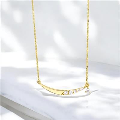 14 Ayar Altın Tasarım Kolye  -  0188750