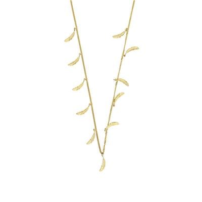 14 Ayar Altın Tasarım Kolye  -  0188766