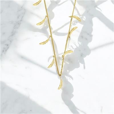 14 Ayar Altın Tasarım Kolye  -  0188766