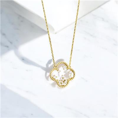 14 Ayar Altın Tasarım Kolye  -  0188767