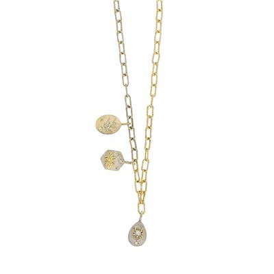 14 Ayar Altın Tasarım Kolye  -  0188951