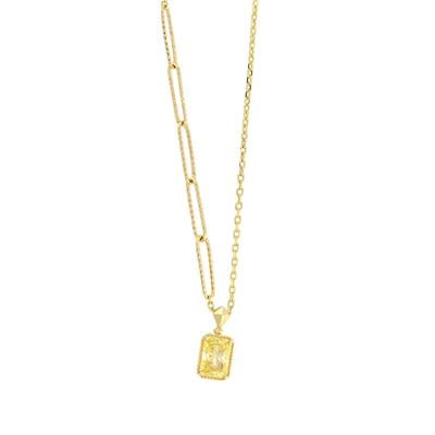 14 Ayar Altın Tasarım Kolye  -  0188953