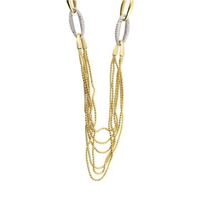 14 Ayar Altın Tasarım Kolye  -  0191077