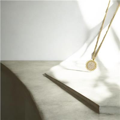 14 Ayar Altın Tasarım Kolye  -  0191513