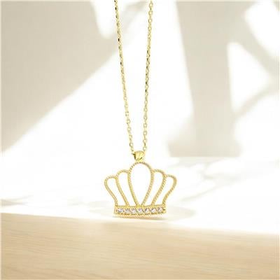 14 Ayar Altın Tasarım Kolye  -  0192159