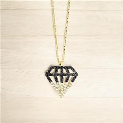 14 Ayar Altın Tasarım Kolye  -  0192160