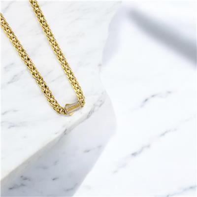 14 Ayar Altın Tasarım Kolye  -  0192643