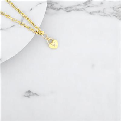 14 Ayar Altın Tasarım Kolye  -  0194340