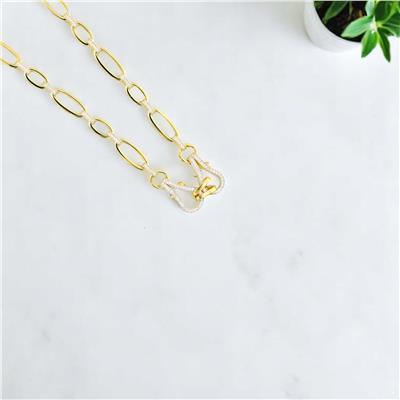 14 Ayar Altın Tasarım Kolye  -  0194348