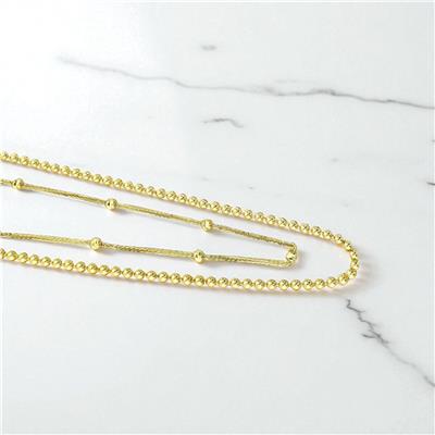 14 Ayar Altın Tasarım Kolye  -  0195211