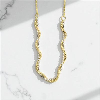 14 Ayar Altın Tasarım Kolye  -  0195224