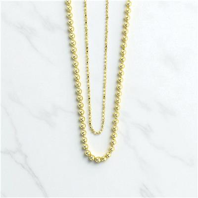 14 Ayar Altın Tasarım Kolye  -  0195225