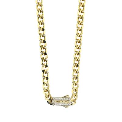 14 Ayar Altın Tasarım Kolye  -  0196391