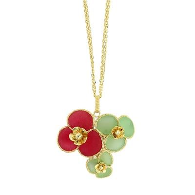 14 Ayar Altın Tasarım Kolye  -  0200406