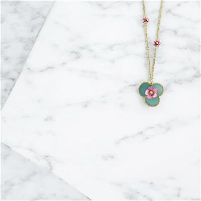 14 Ayar Altın Tasarım Kolye  -  0200410